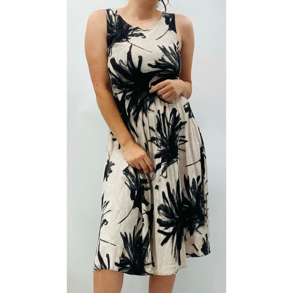 Jams World S Black Gray Midi Summer Dress - Picture 6 of 6